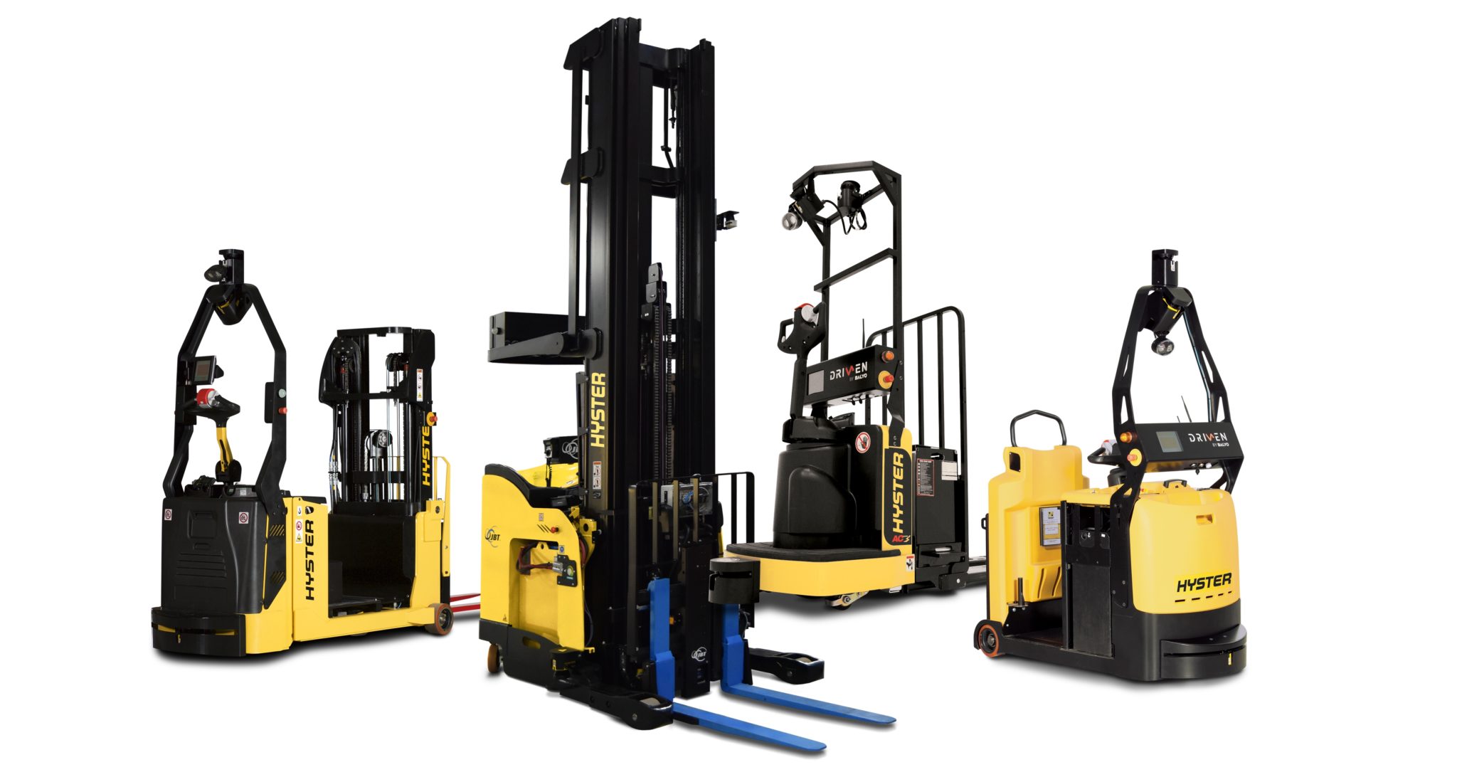 Robotics Lineup Hyster Robotic Forklifts