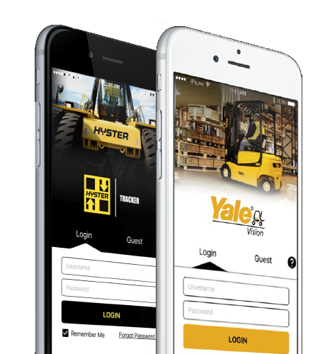 hyg_tracker_apps Hyster Tracker App and Yale Vision App
